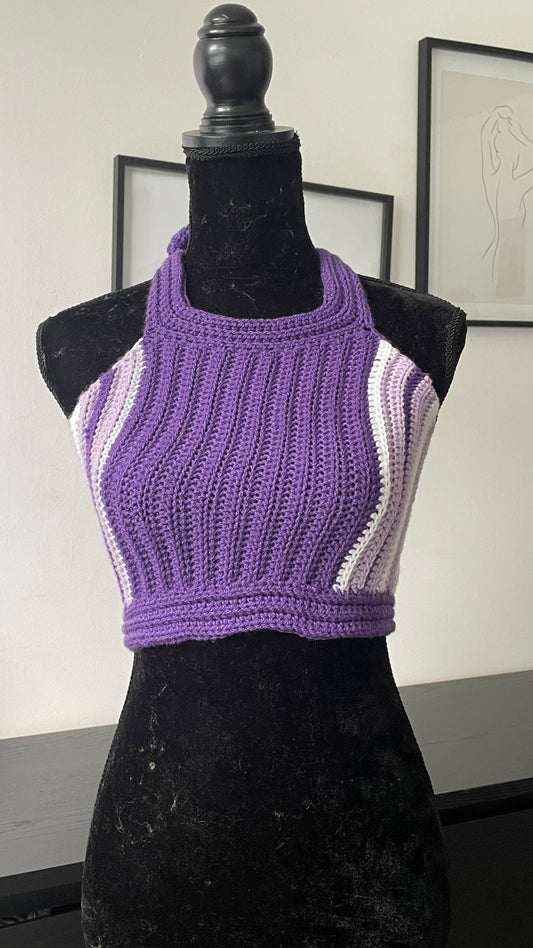 Stone Crochet crop top